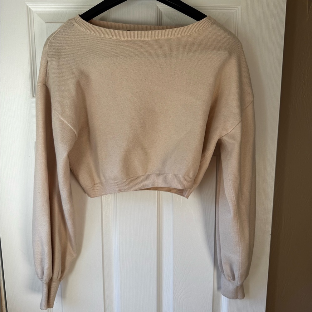 Forever 21 Beige Knit Top